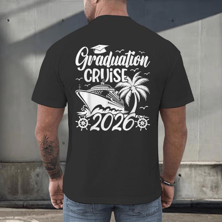 Graduation Cruise Trip 2026 Vacation Graduate Cruising Men's Back Print T-Shirt