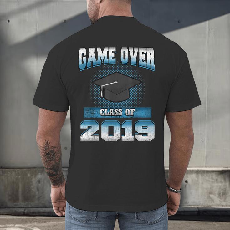 Graduation Shirt Class Of 2019 High School College Men's Back Print T-Shirt