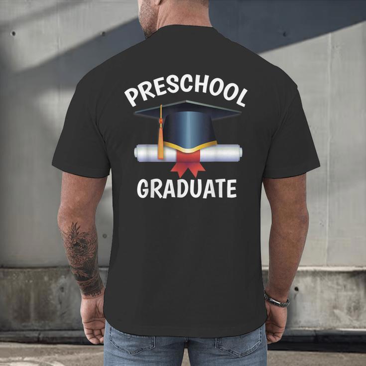 Graduation Shirt Preschool Graduate Tshirt Men's Back Print T-Shirt