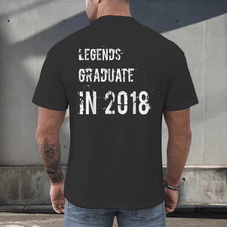 GraduationShirts Legends Graduate In 2018 Tee Men's Back Print T-Shirt