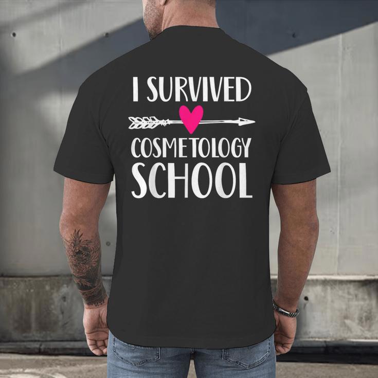 Hairstylist Cosmetology School Graduation Graduate Tee Men's Back Print T-Shirt