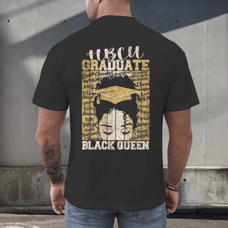 HBCU Historical College Alumni Queen Graduation 2024 Men's Back Print T-Shirt