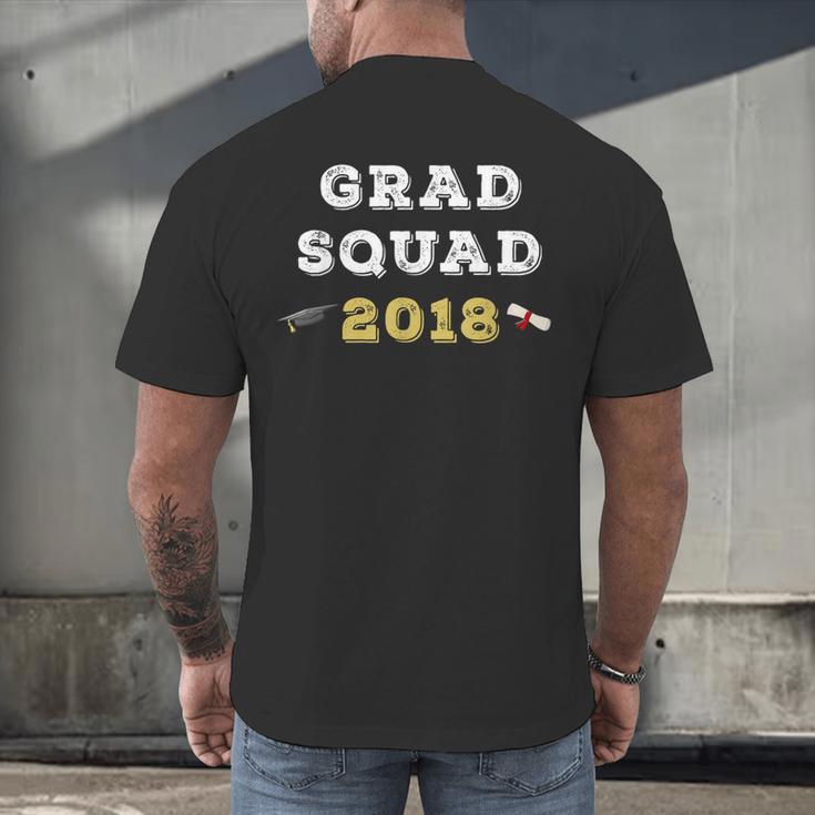 High School College Graduation Family Graduation Shirts Men's Back Print T-Shirt