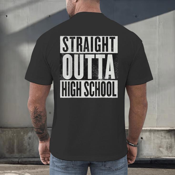High School Graduation 2018 Grad For Him And Her Men's Back Print T-Shirt