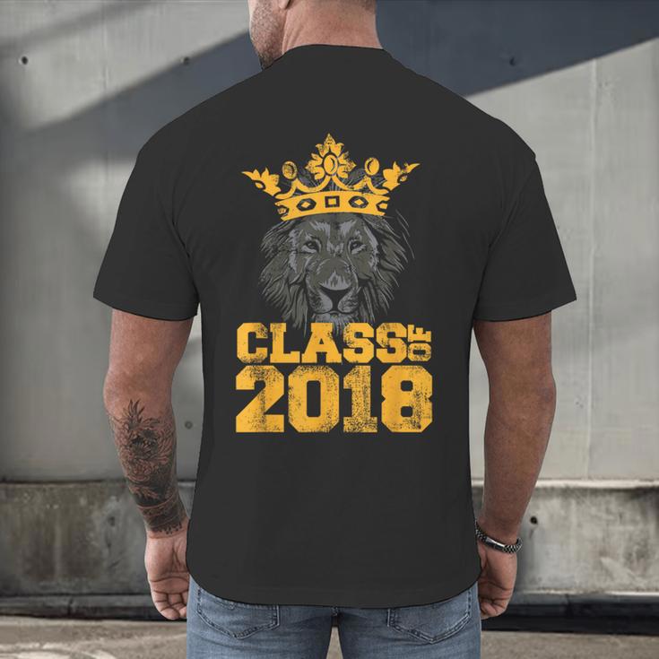 High School King Graduation Shirt Class Of 2018 Seniors Men's Back Print T-Shirt