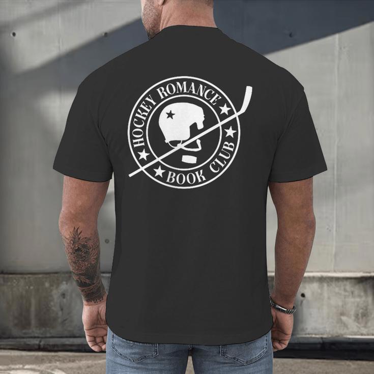 In My Hockey Romance Era Romance Hockey Book Club Men's Back Print T-Shirt
