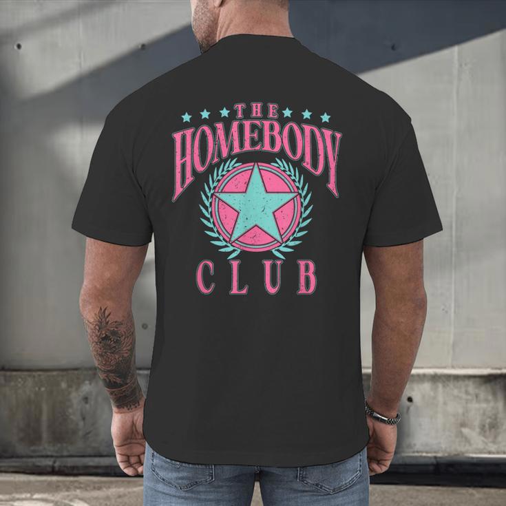 The Homebody Club Antisocial Retro Introvert Men's Back Print T-Shirt The Homebody Club Antisocial Retro Introvert Men's Back Print T-Shirt