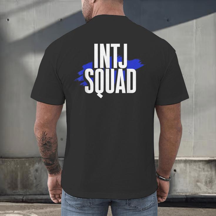 INTJ Personality Shy Introvert Overthinking Introverted Men's Back Print T-Shirt