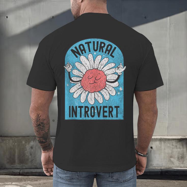 Introvert Cute Anti-Social Shy Person Inner Strength Men's Back Print T-Shirt