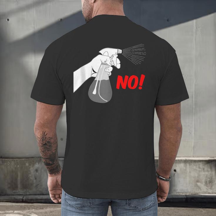Introvert People Spray Men's Back Print T-Shirt