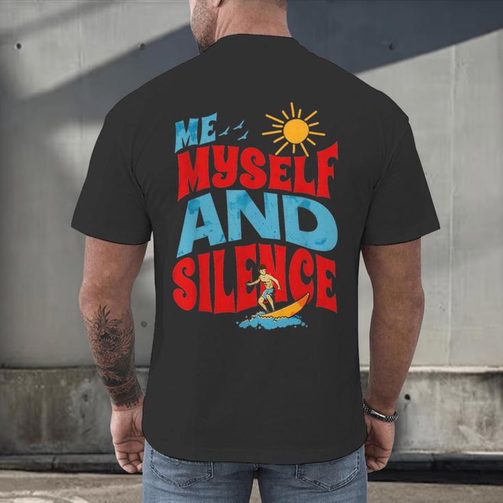 Introvert Relaxation Me Myself And Silence Summer Vacation For Men Women Men's Back Print T-Shirt Introvert Relaxation Me Myself And Silence Summer Vacation For Men Women Men's Back Print T-Shirt