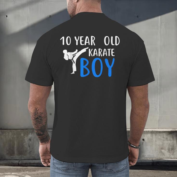 Karate Boy 10 Year Old Kids Shirt Graduation Men's Back Print T-Shirt