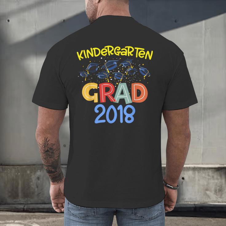 Kids Kindergarten Graduation Graduate Shirt Men's Back Print T-Shirt