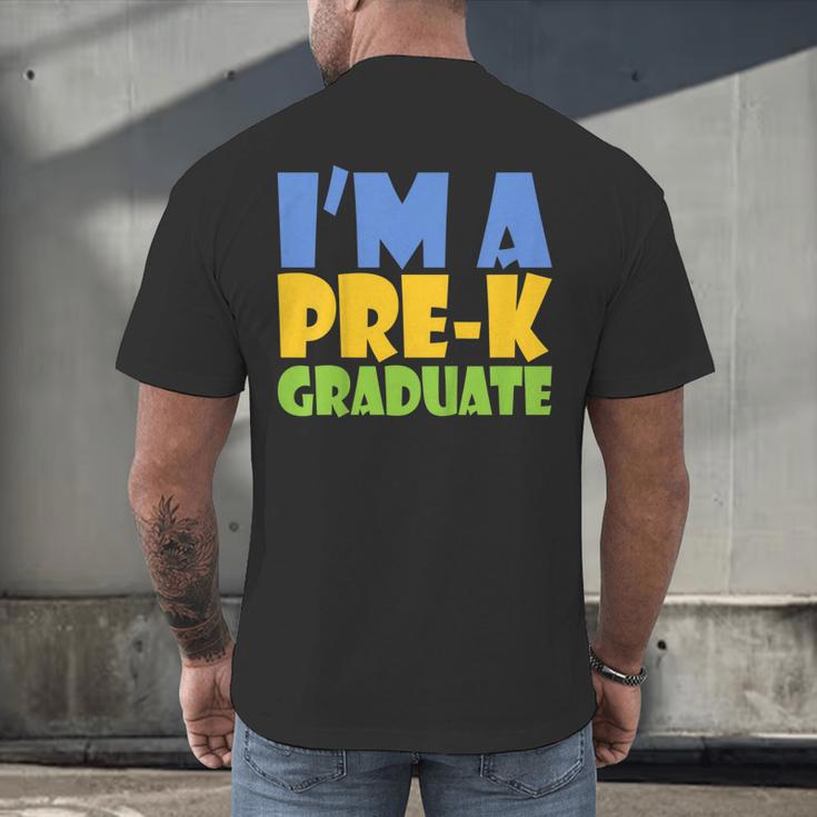 Kids Pre-K Graduate Shirt For Graduation 2018 Men's Back Print T-Shirt