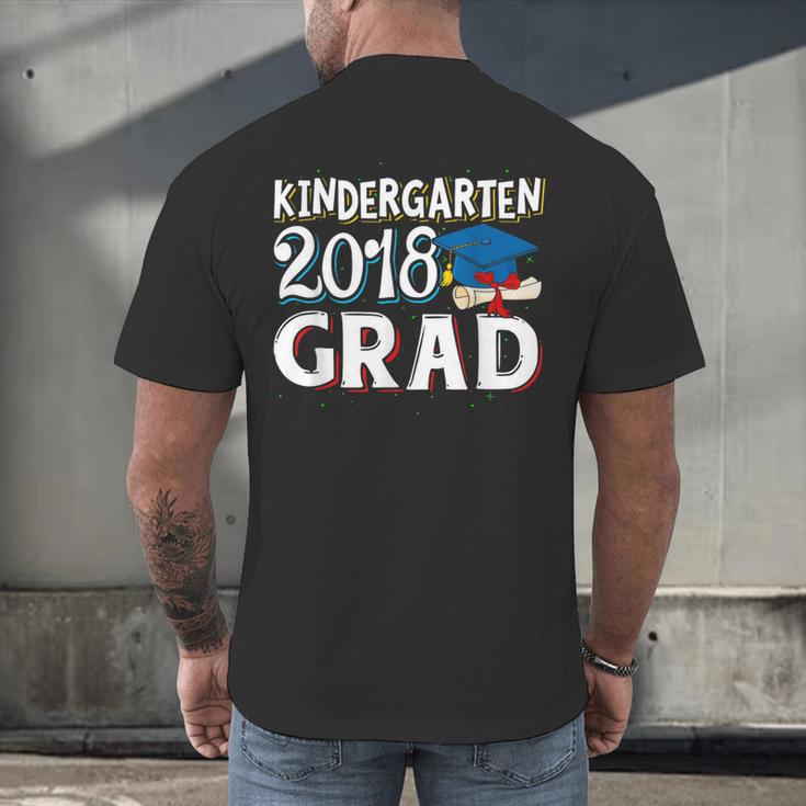Kindergarten Graduation Shirt Boys Girls Graduate Men's Back Print T-Shirt