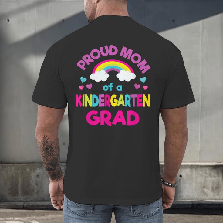 Kindergarten Graduation Shirt Mom For Girl Graduate Tee Men's Back Print T-Shirt
