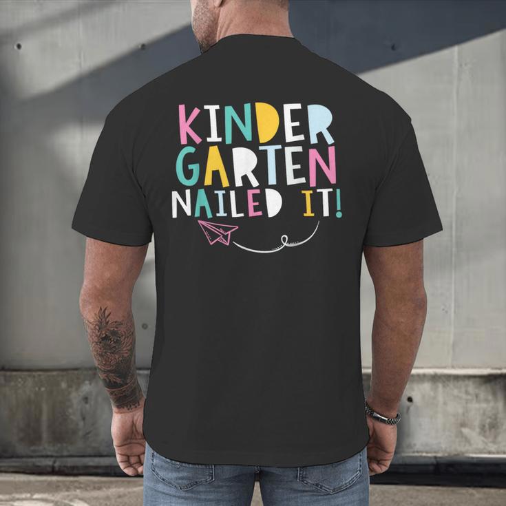 KINDERGARTEN Graduation TShirt 2018 Last Day Of School Men's Back Print T-Shirt