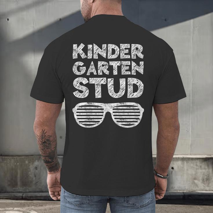 Kindergarten Stud Shirt Girl Boy Back To School Graduation Men's Back Print T-Shirt