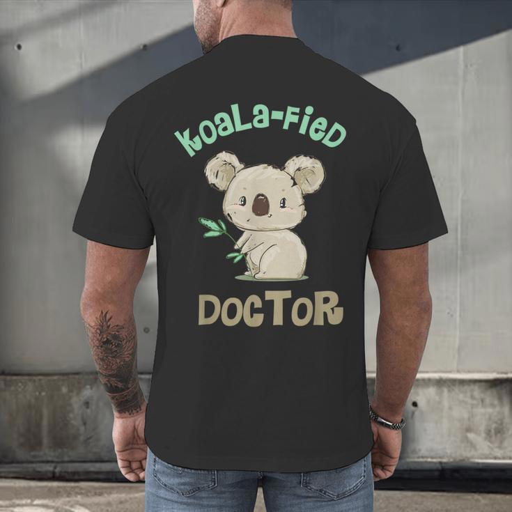 Koala Doctor Shirt Med Student Graduation Idea Men's Back Print T-Shirt