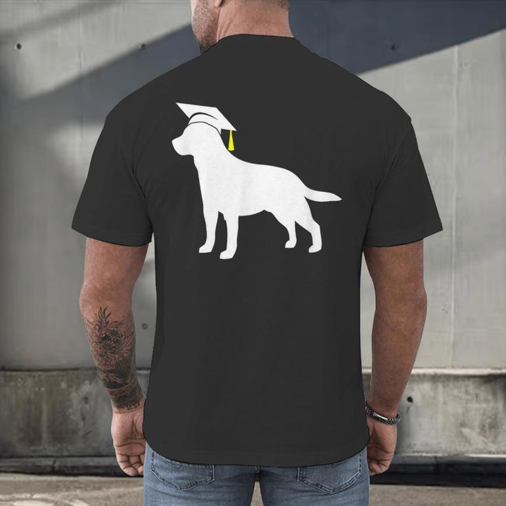 Labrador Retriever Graduation Dog Graduate For Men Women Kids Men's Back Print T-Shirt