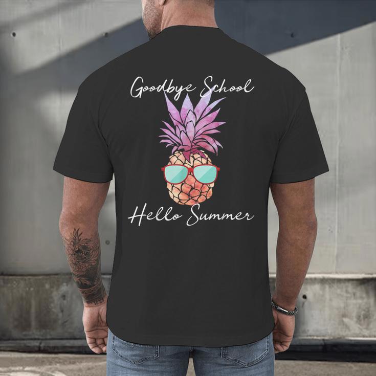 Last Day Of School Shirt Teacher Tee Graduation Men Women Kids Men's Back Print T-Shirt