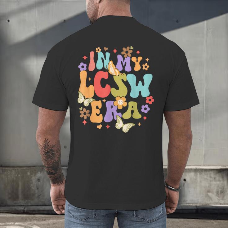 LCSW Grad Social Worker Graduation In My LCSW Era Men's Back Print T-Shirt