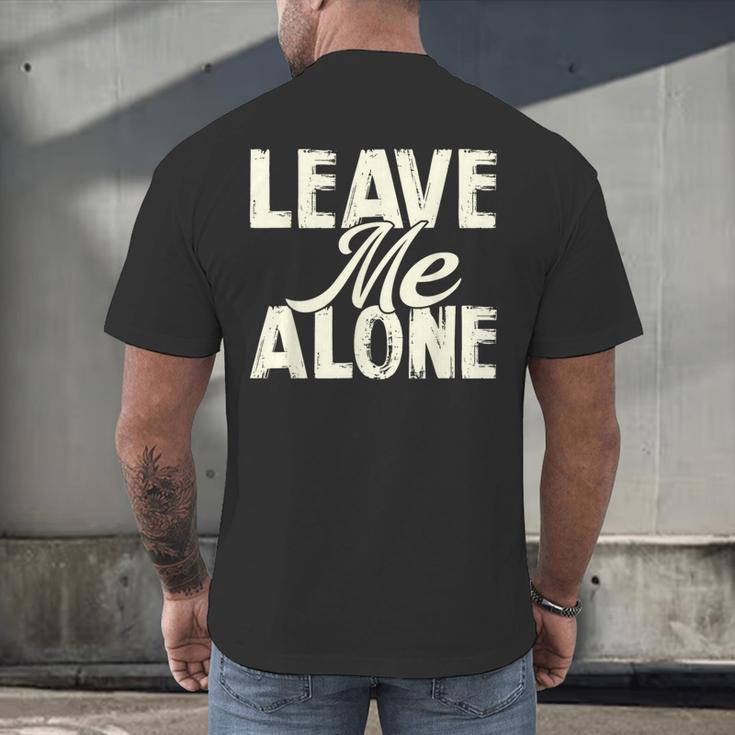 Leave Me Alone I Introvert Men's Back Print T-Shirt Leave Me Alone I Introvert Men's Back Print T-Shirt