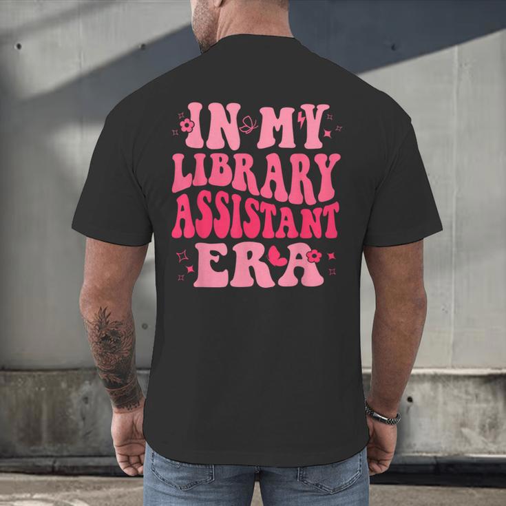 Librarian Assistant Shirt Books Reader Library Assistant Men's Back Print T-Shirt Librarian Assistant Shirt Books Reader Library Assistant Men's Back Print T-Shirt