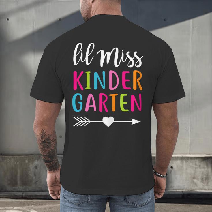 Lil Miss Kindergarten Grad Shirt Graduation Shirts 2018 Men's Back Print T-Shirt