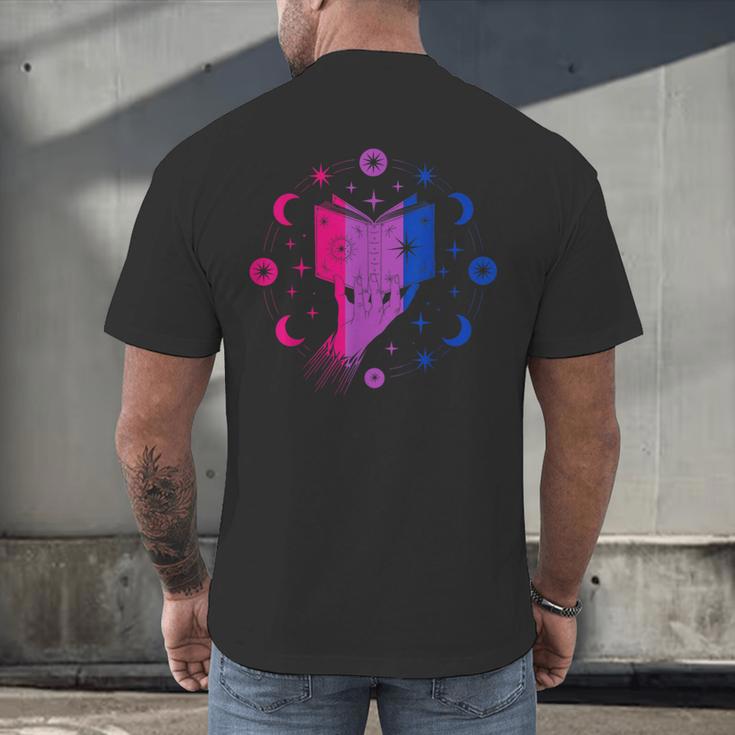 Magic Bi-Pride Book Of Cosmic Energy Men's Back Print T-Shirt