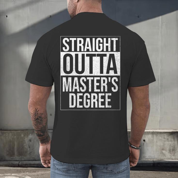Masters Degree Graduation Mastered It MBA Graduation Men's Back Print T-Shirt