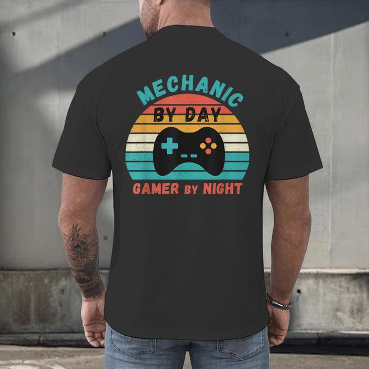 Mechanic Birthday For Graduation Or Christmas Men's Back Print T-Shirt