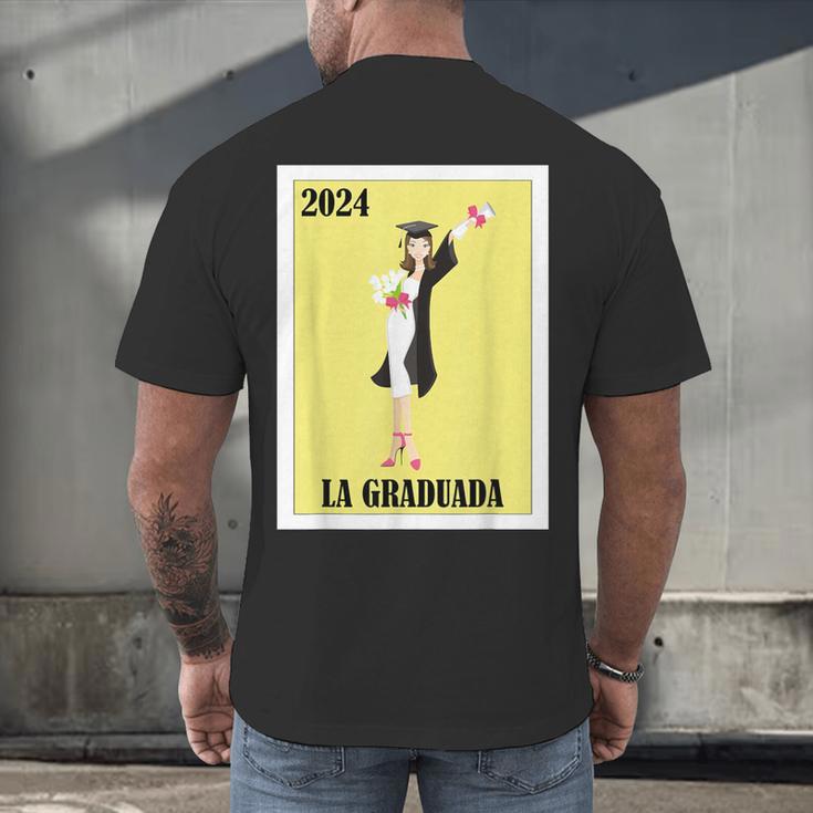 Mexican For Graduation La Graduada 2024 Men's Back Print T-Shirt