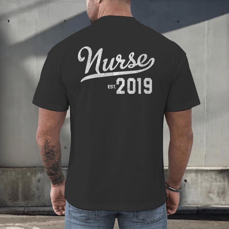 New RN Nurse Graduation 2019 Men's Back Print T-Shirt