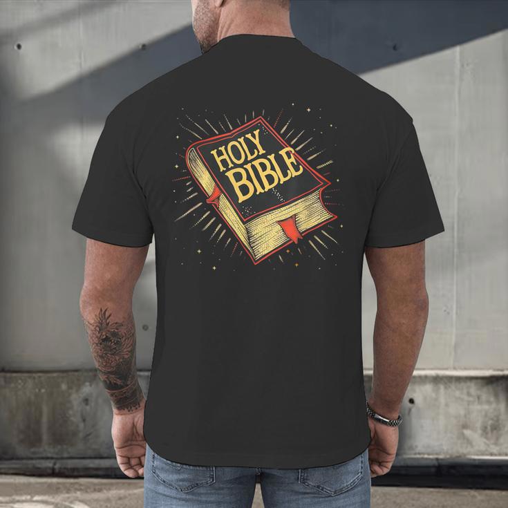 Nice Holy Book Costume For Bible Lovers Men's Back Print T-Shirt Nice Holy Book Costume For Bible Lovers Men's Back Print T-Shirt