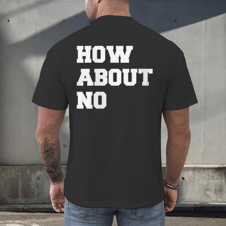 How About No Introvert Not So Social Men's Back Print T-Shirt