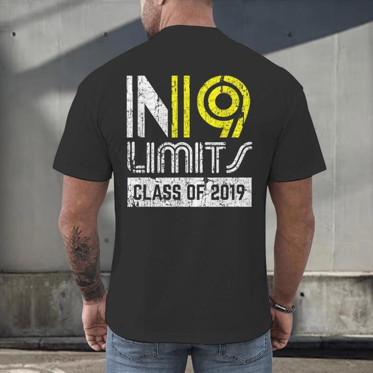 No Limits Class Of 2019 Graduation Vintage Men's Back Print T-Shirt