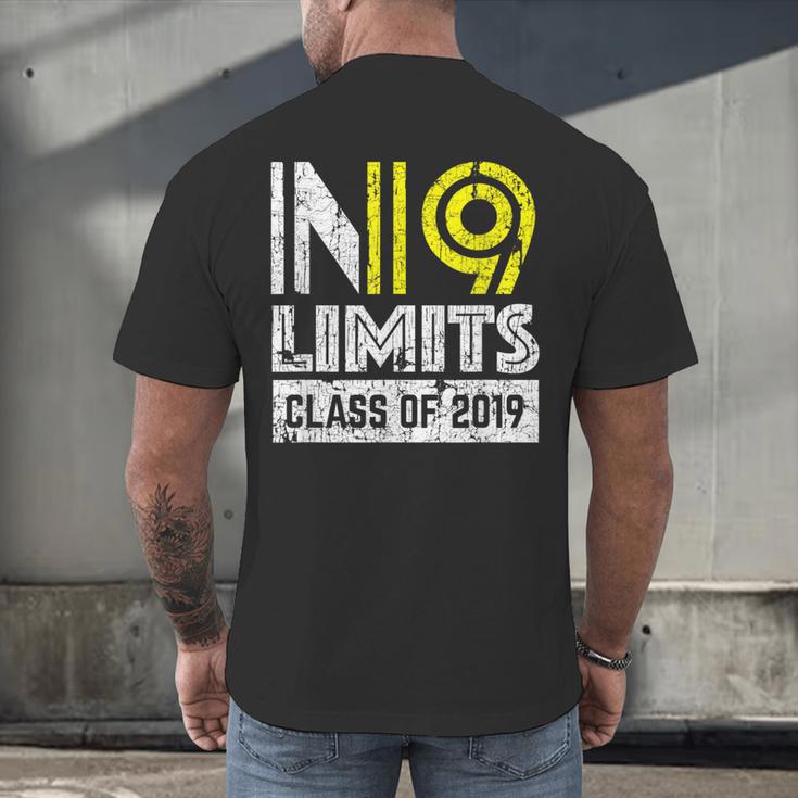 No Limits Cool Class Of 2019 Graduation Men's Back Print T-Shirt