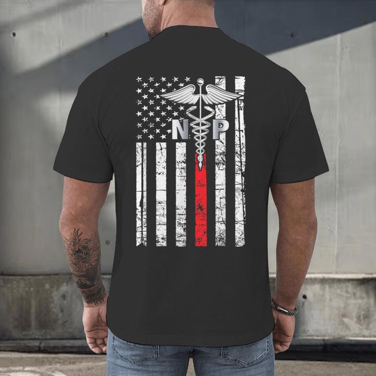 NP Nurse 2026 Practitioner Graduation Vintage Nursing Nurse Men's Back Print T-Shirt