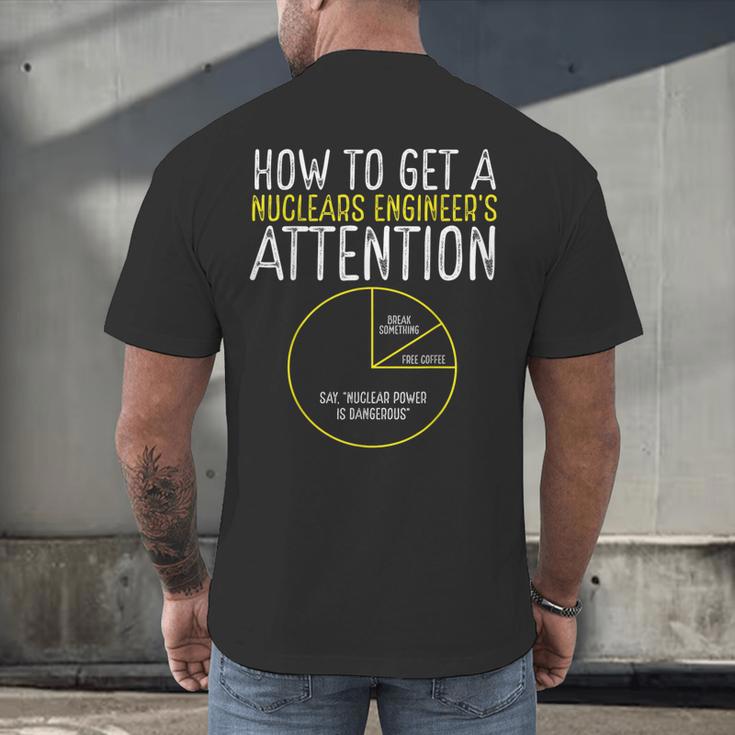 Nuclear Engineering Graduation Future Nuclear Engineer Men's Back Print T-Shirt