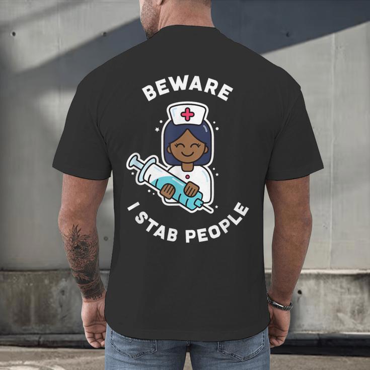 Nurse & Graduation Men's Back Print T-Shirt