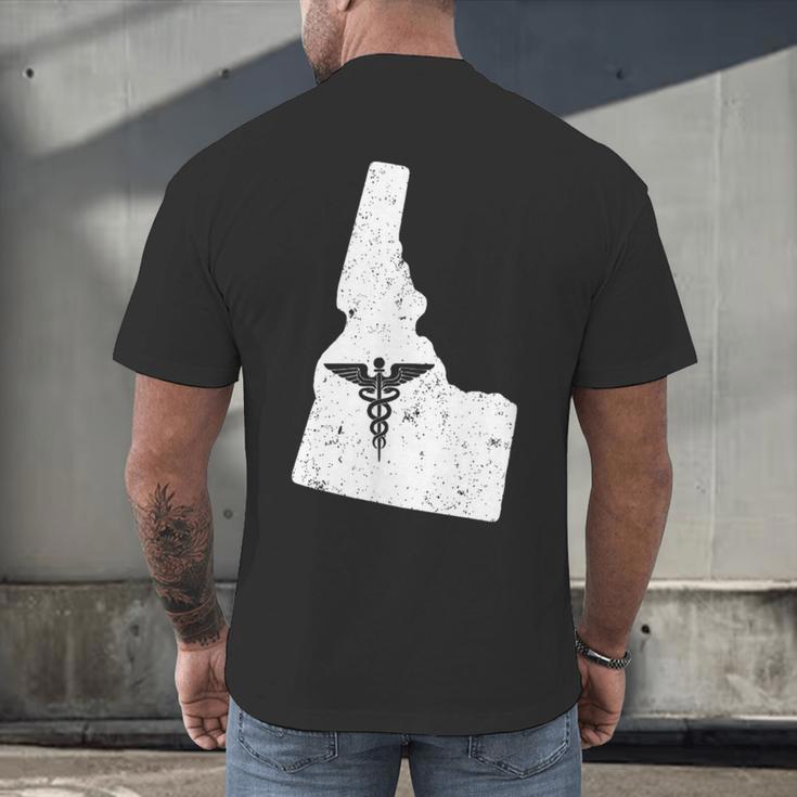 ON NurseShirt Nurse Graduation Idaho Men's Back Print T-Shirt