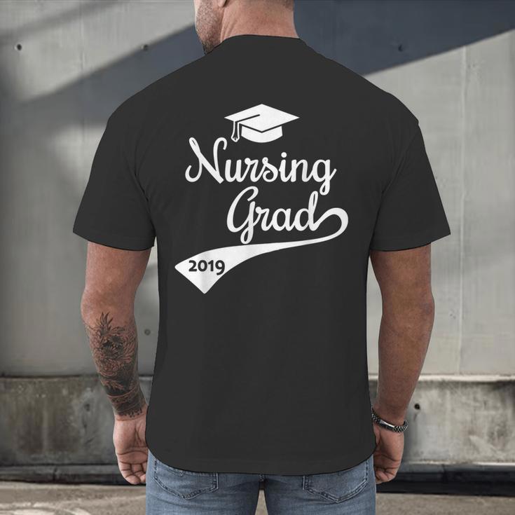 Nursing Graduate Grad 2019 Nurses Graduation Men's Back Print T-Shirt