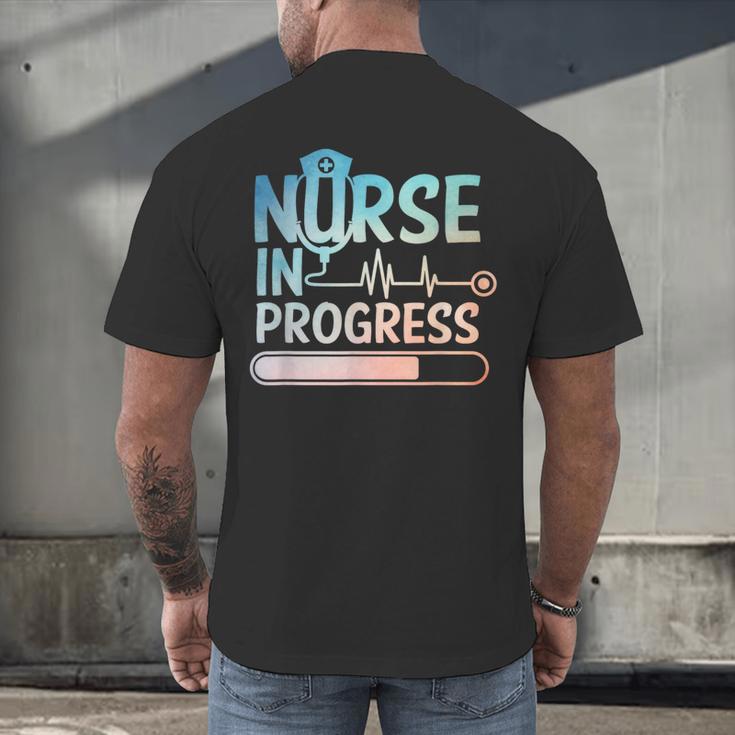 Nursing Student Art Men Women NICU Graduation Future Nurse Men's Back Print T-Shirt