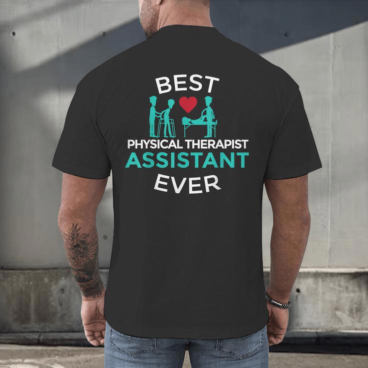 Physical Therapist Therapy Assistant PTA Graduation Men's Back Print T-Shirt