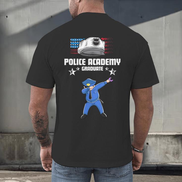 Police Academy Graduate Shirt Police Academy Graduation Gift Men's Back Print T-Shirt