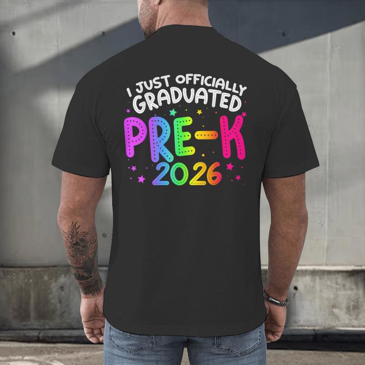 Pre-K Graduation Class Of 2026 Pre-K Graduated 2026 Men's Back Print T-Shirt