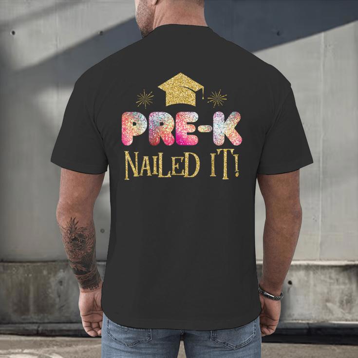 Pre K Graduation s Grad Shirt 2018 Men's Back Print T-Shirt