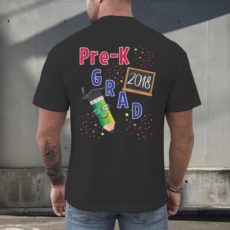 Pre Kindergarten Graduation 2018 Fun Graduate Shirt For Kids Men's Back Print T-Shirt