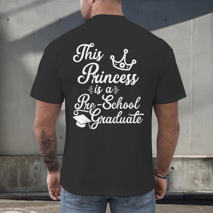 Pre-School Graduation For Girls Men's Back Print T-Shirt
